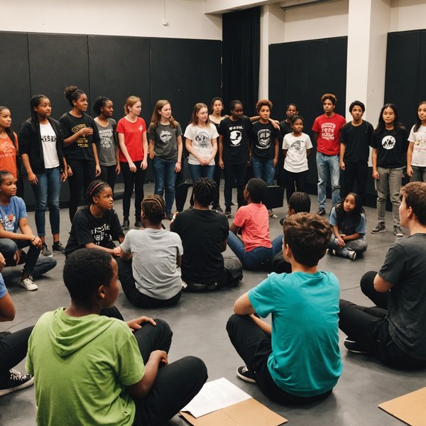 Comment les associations peuvent-elles organiser des ateliers de théâtre pour les jeunes en difficulté?